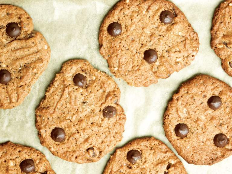 Peanut Butter Tahini Chocolate Chip Cookies - Supermom Eats