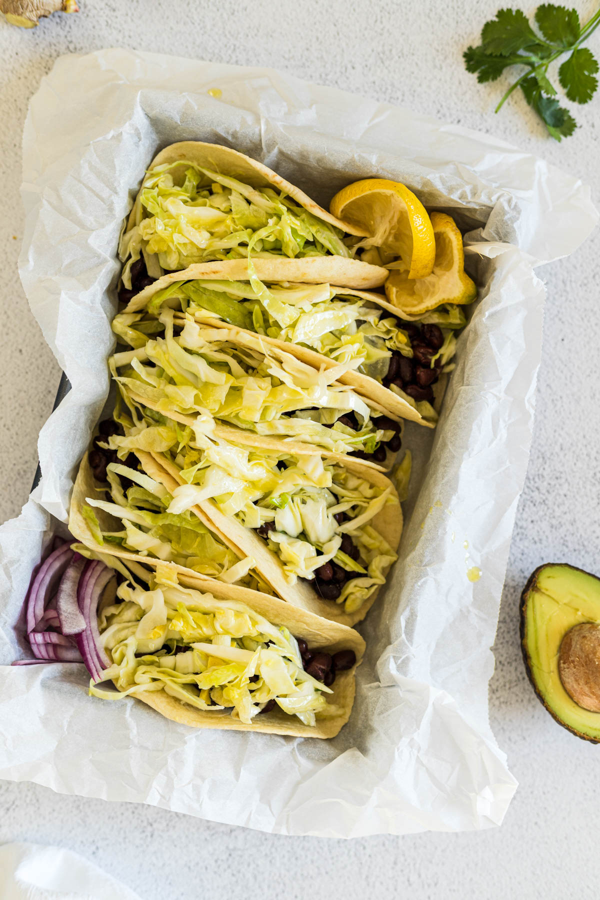 Vegan Black Bean Tacos With Ginger Sauce Supermom Eats