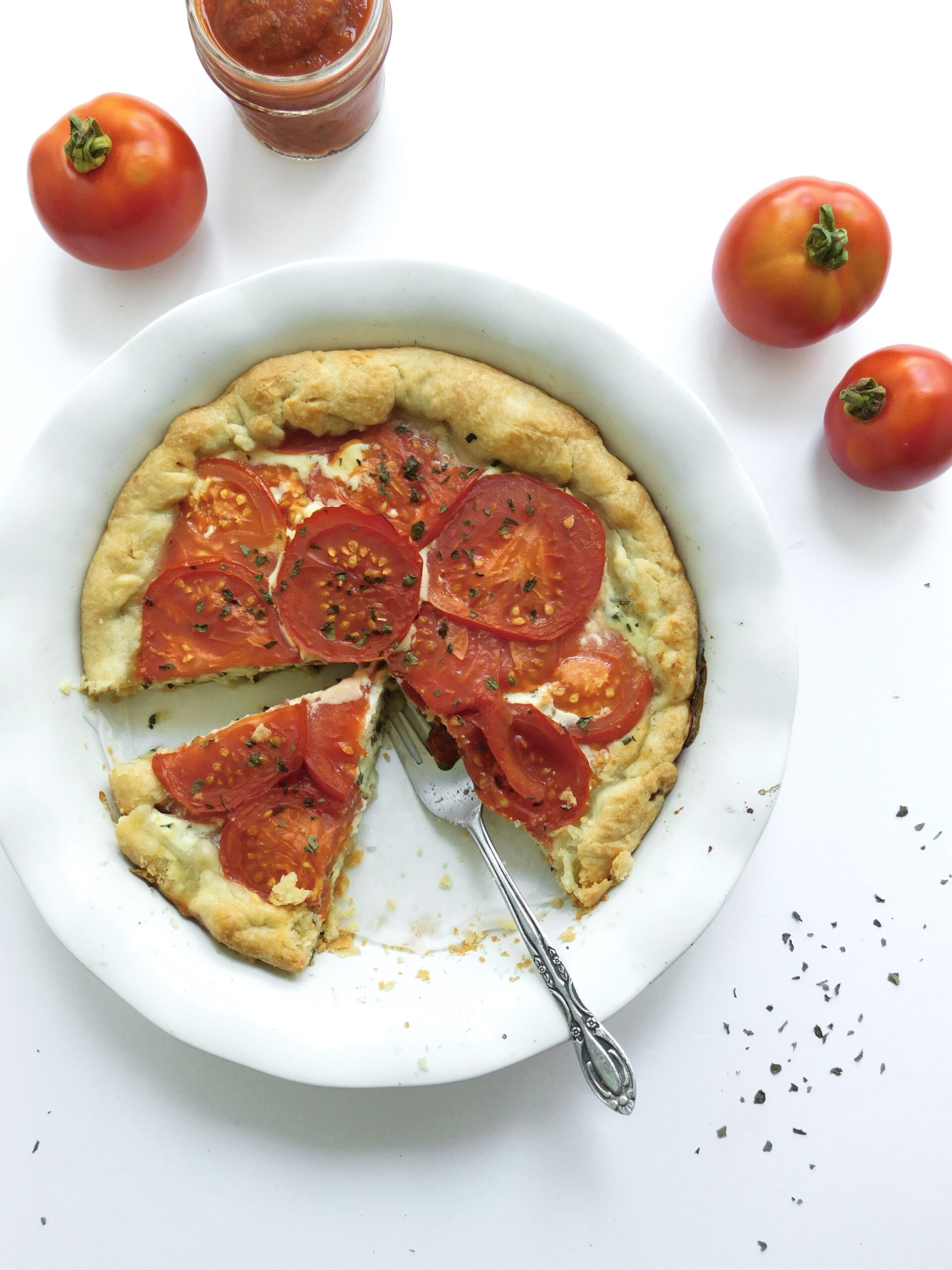 Summer Tomato Tart - Supermom Eats