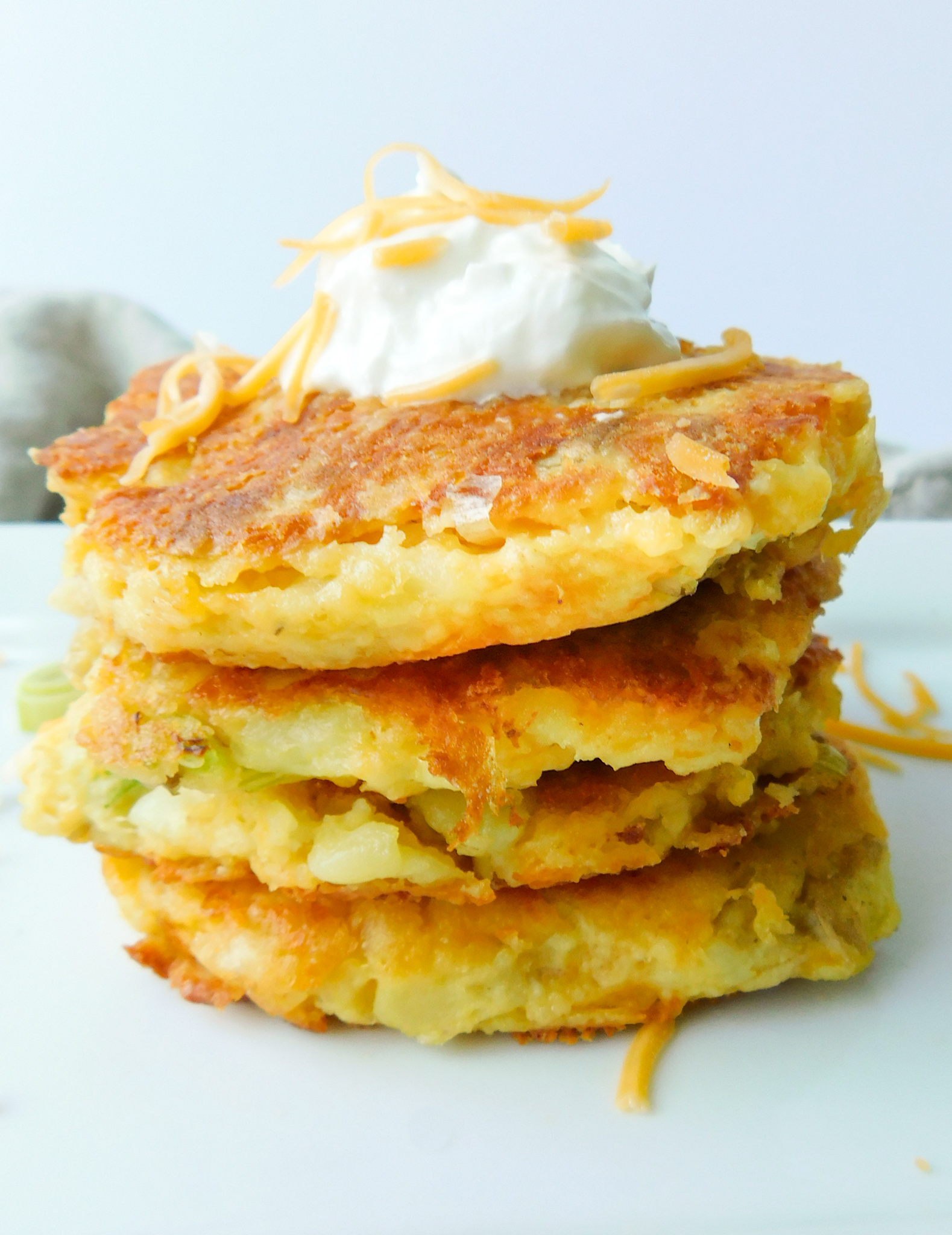 Leftover Mashed Potato Pancakes - Supermom Eats