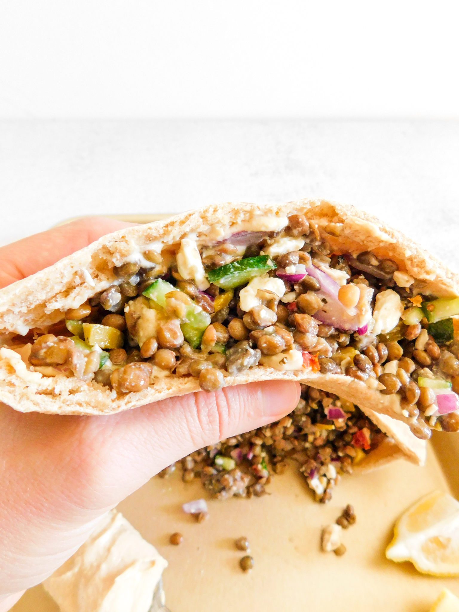 Pita pockets are perfect for lunchboxes