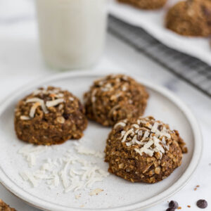 Cookies on a plate.