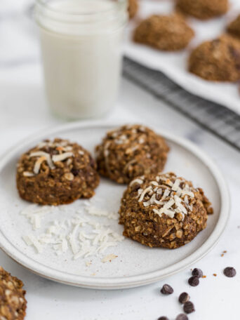 Cookies on a plate.