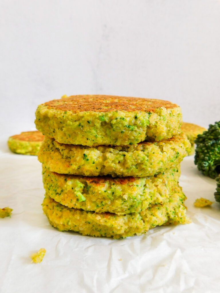 Cheesy Broccoli Quinoa Patties A Toddler Lunch and BabyLed Weaning