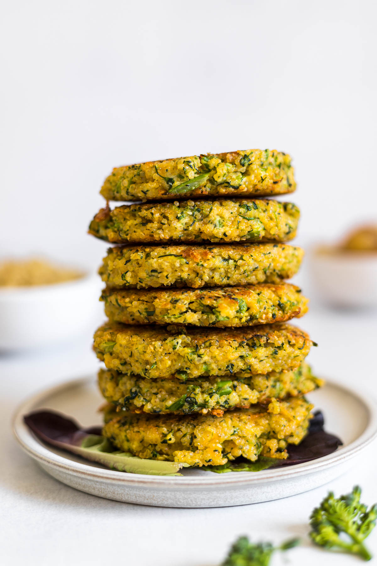 Gluten-Free Cheesy Broccoli Quinoa Patties - Supermom Eats