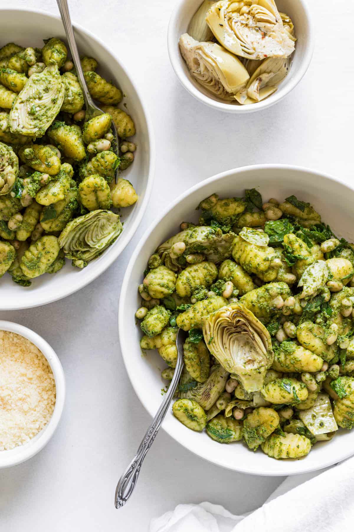 25-Minute Sheet-Pan Pesto Gnocchi - Supermom Eats