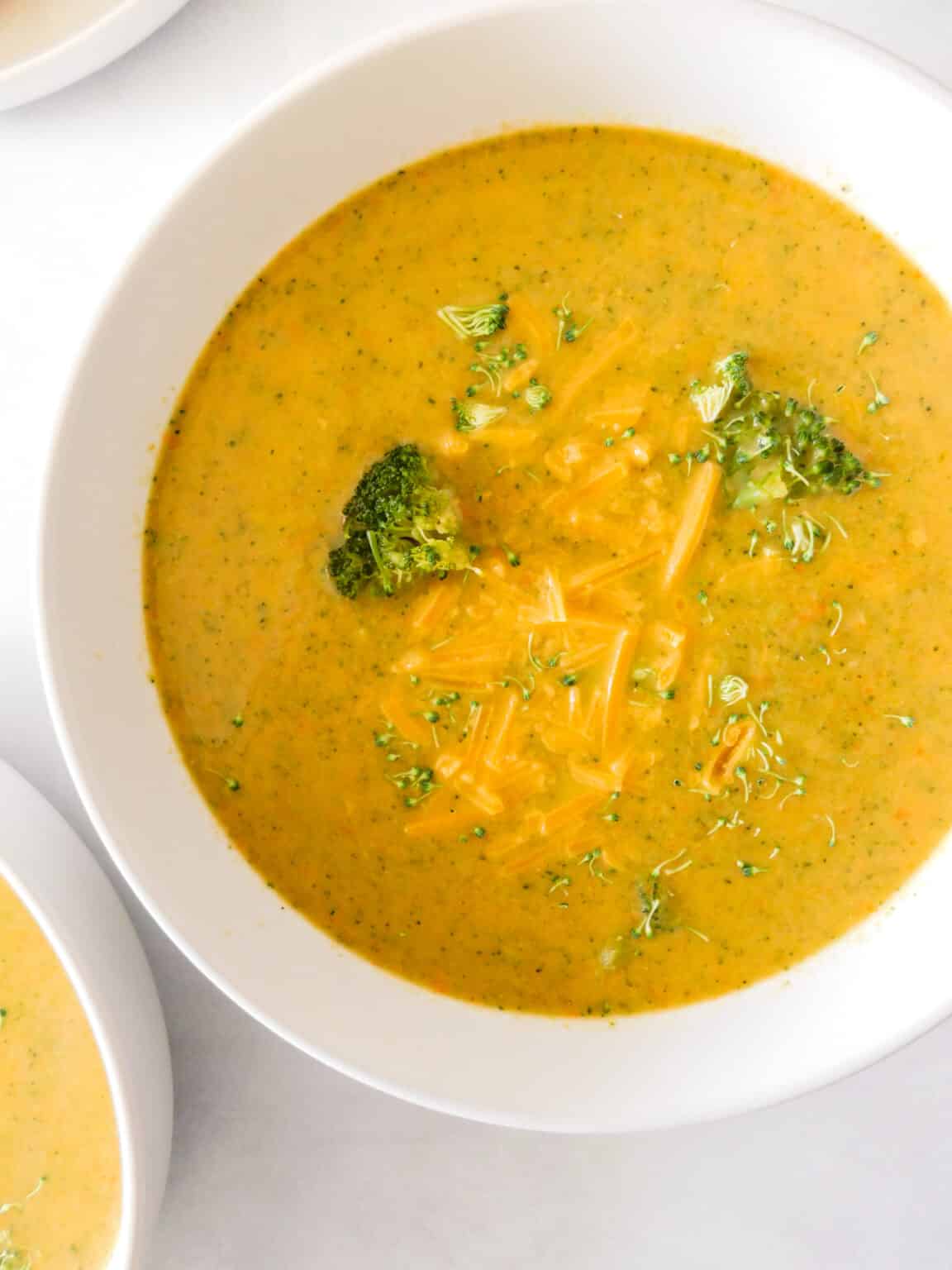 Gluten-Free Broccoli Cheddar Soup - Supermom Eats