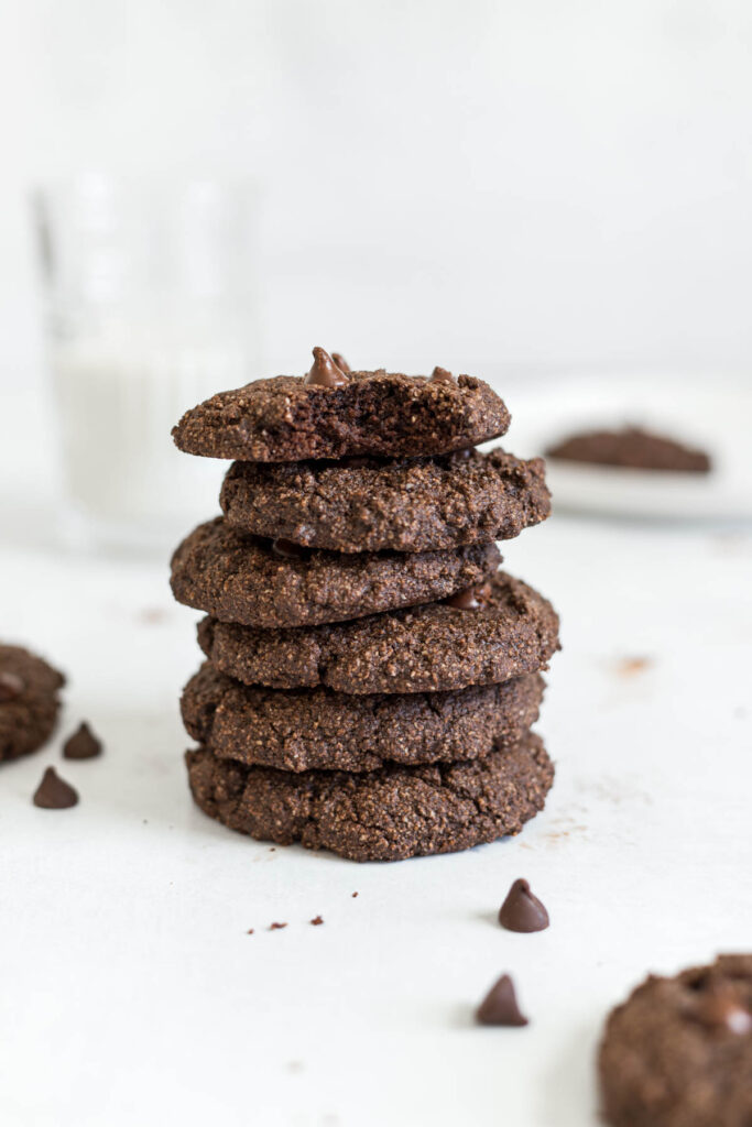 Gluten-Free Double Chocolate Chip Cookies - Supermom Eats