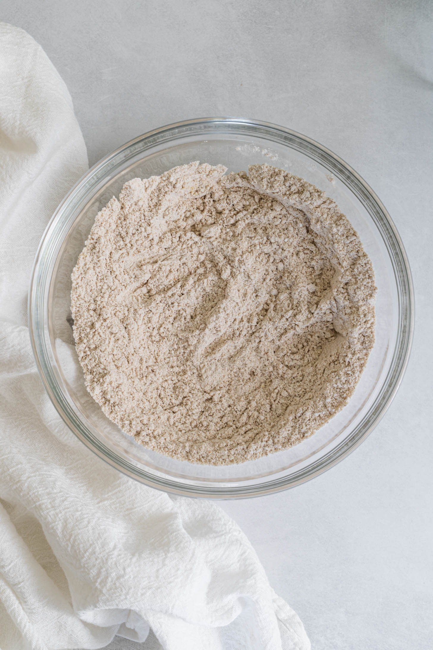 Dry ingredients in a bowl.